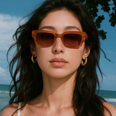 Molten Acetate Rectangle Glasses